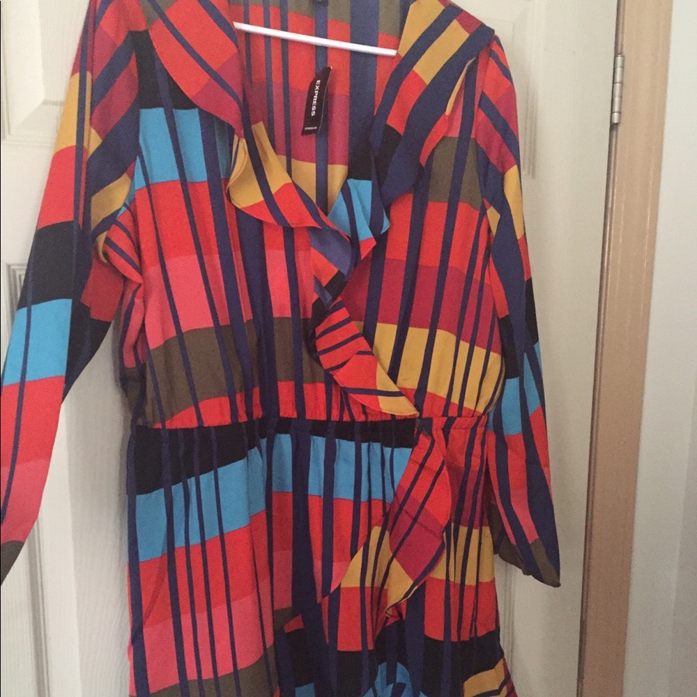 New multi color dress